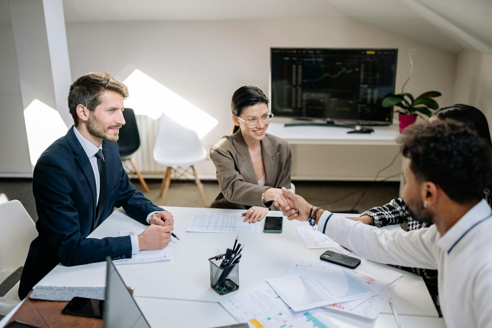 A People Doing Meeting in the Office